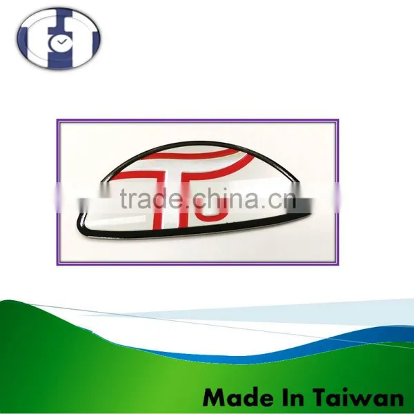 Promotional Car Sticker Aluminum Alizarin Amaranth Cute Metal Epoxy Sticker photo-5