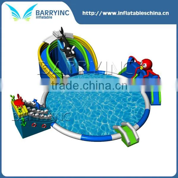 China Cheap Inflatable Water Park , Water Park Equipment for Sale