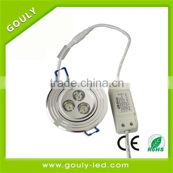 Shenzhen Factory 3w Epistar Led High Power Ceiling Light Energy Saving AC100-240V 38degree photo-2
