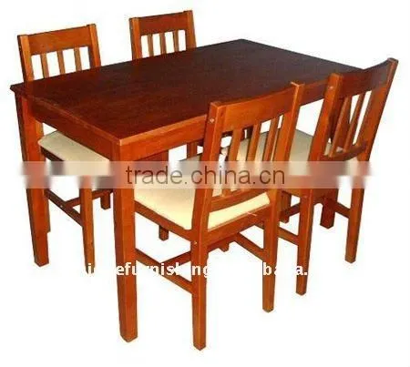 Wooden Dining Table and Chair