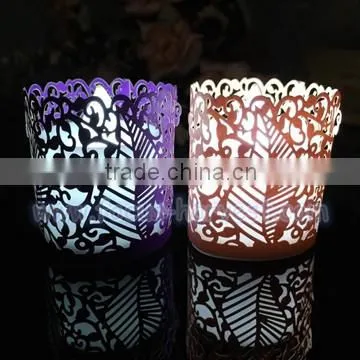 A811 Christmas Crafts Candle Wraps Laser Paper LED Light for Wedding Party Decoration Gift photo-5