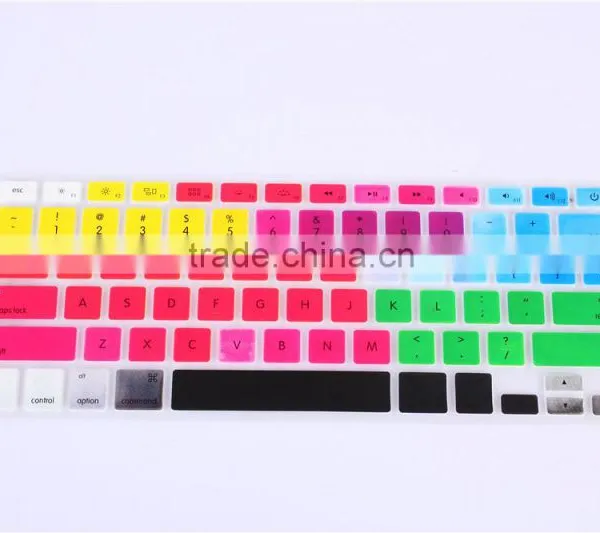 Colorful Printed Silicone Keyboard Cover for Macbook Laptop photo-5