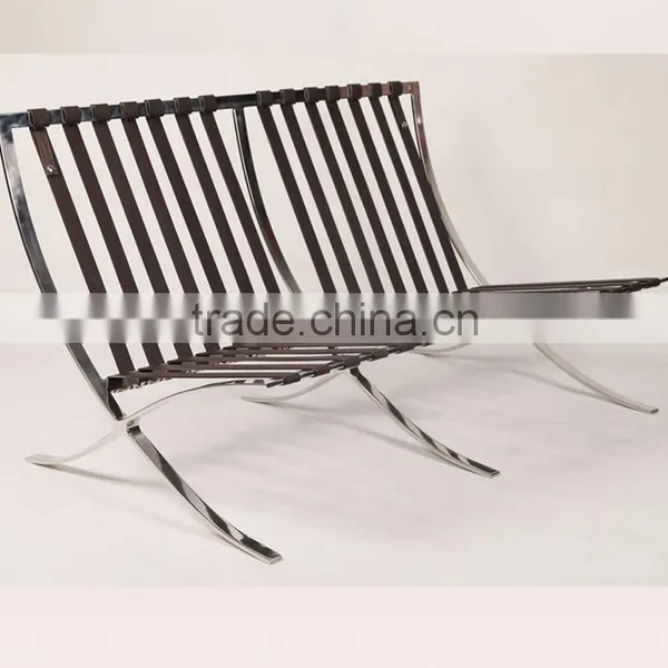 Luxury Design Barcelona Sofa 2 Seat for Living Room photo-5