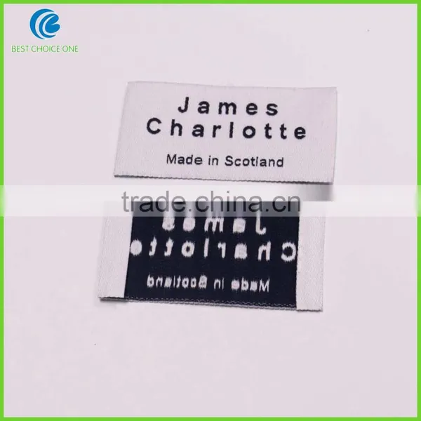 Customized Garment High Qunlity Woven Labels Fabric Labels For Clothing ,Hat,Handbag photo-2