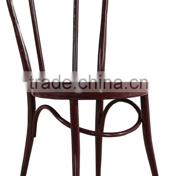 Whole Sale Cheap Steel Frame Coffee Chair With Leather Cushion T002 photo-5