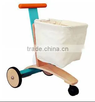 Children Wooden Trolley Toy
