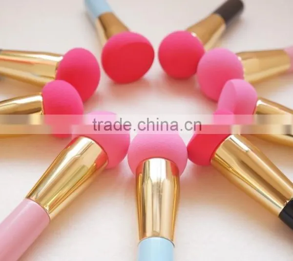Mini Portable Aluminum Ferrule Makeup Sponge photo-3