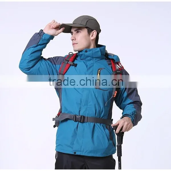 2015 Wholesale Cheap Outdoor Camping Custom 2 in 1 Mens Brand Windbreaker Jackets