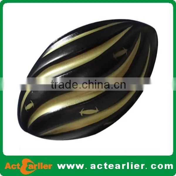 Custom Logo pu Foam Football Rugby Ball Shape Stress Ball photo-3