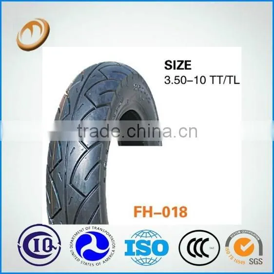 350-10 China Moto Spare Parts Tubeless Motorcycle Tyre Scooter Tyre photo-6