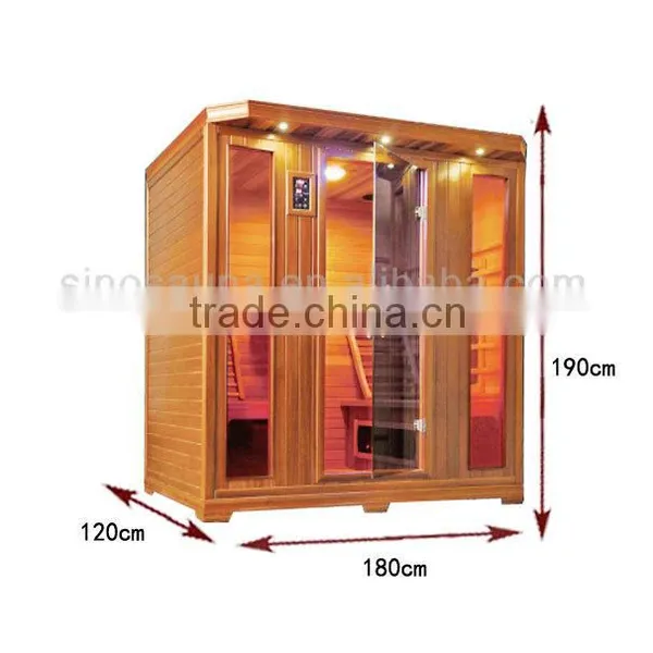 Easy Installation Infrared Steam Sauna Cabin and Sauna Room for Commerical(CE/ISO) photo-4
