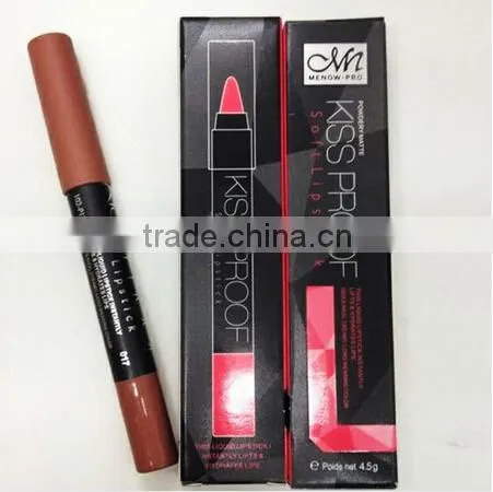 Hot Sale Menow Kiss Proof 19colors Matte Lip Liner Lipstick Pencil photo-2