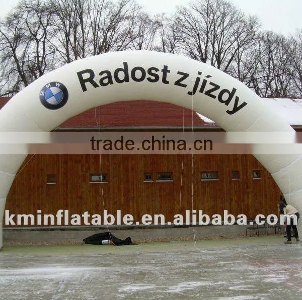 White BMW Inflatable Arch