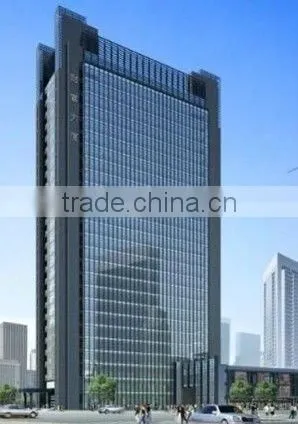 Aluminum Ford Blue Insulating Glass Curtain Wall photo-3