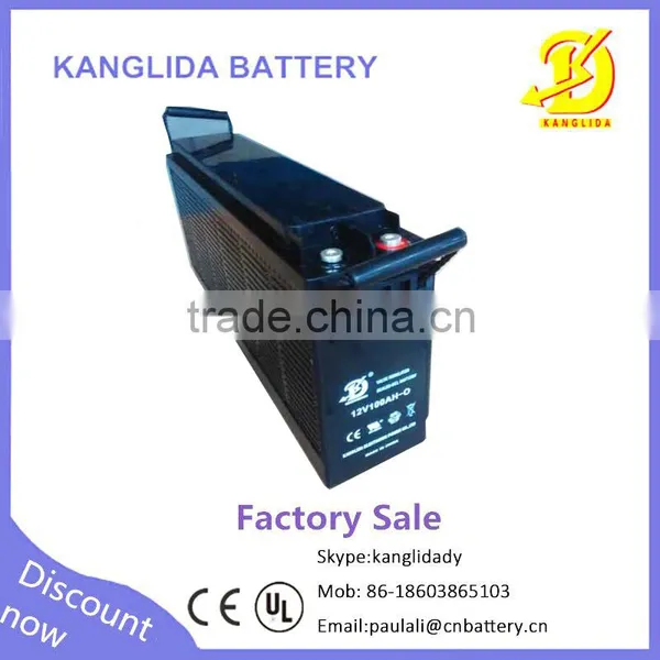 12v 100ah Hot Sale 100 Amp Storage Solar Battery China Manfacurter photo-3