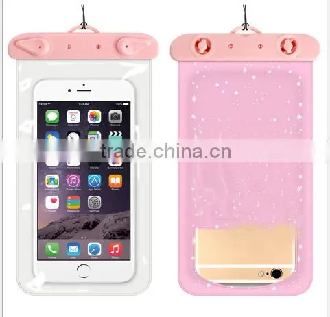 2015 Universal China Manufacturer New Arrival Free Sample Cartoon Waterproof Phone Bag photo-2