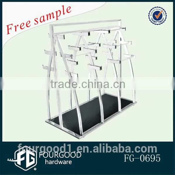 Stainless Steel Clothing Display Rack for Shop Fitting photo-3