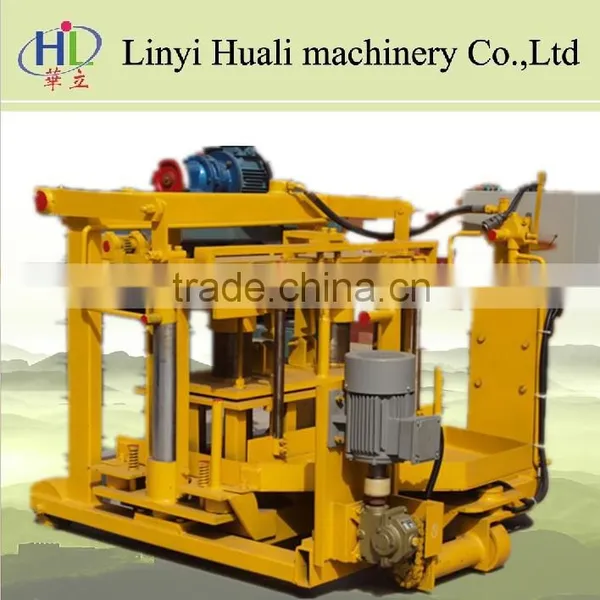 Egg laying brick machine QT40-3A mobile machine small scale industries machines