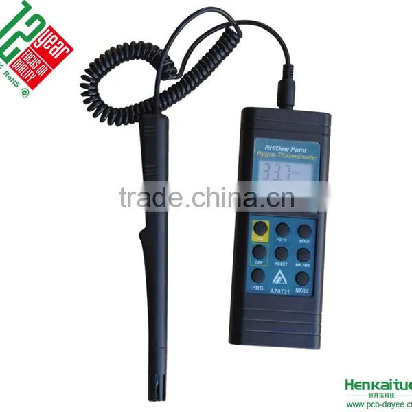 AZ8721 Multifunctional Remote Probe Type Hygro-thermometer With Alarm System photo-4