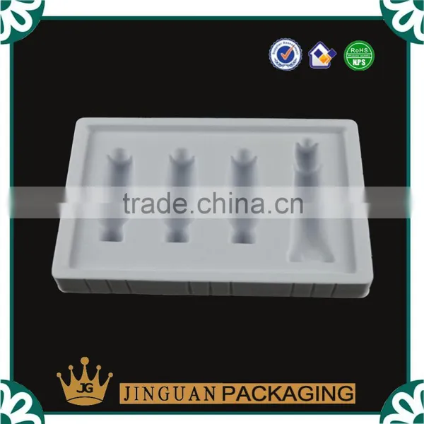 Hot Sale Packaging Disposable Black PP Flocking Plastic Cosmetic Tray Blister photo-6