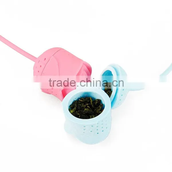 New Design Beauty Rose Silicone Tea Infuser photo-4