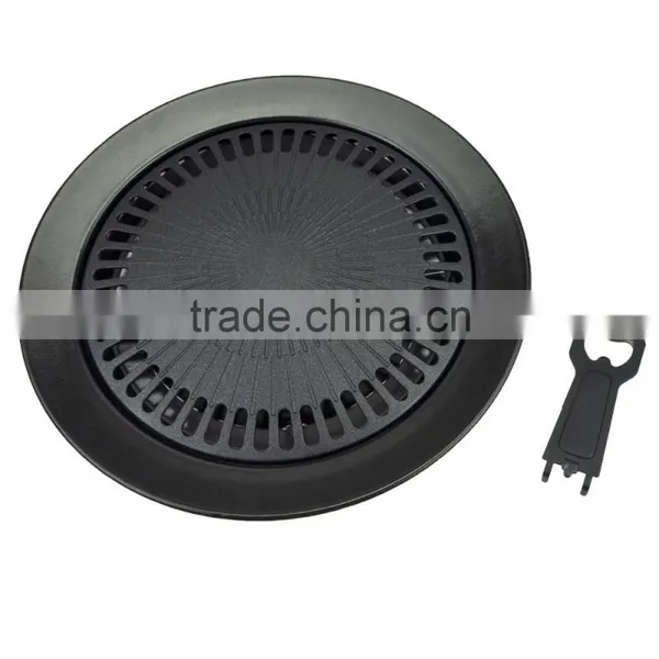 BBQ Grill Plate for Gas Stove BBQ Grill Plate Cast Iron BBQ Plate photo-4