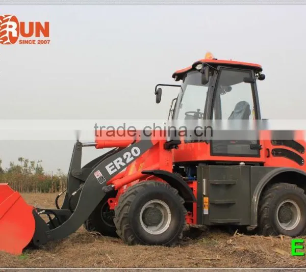 ER20 Everun Brand Farming Machine Small Wheel Loader With Front End Loader Bucket photo-3