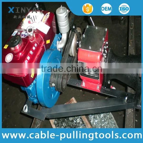 Winch Manufacturer 1 Tons Cable Winch Diesel Engine for Power Construction photo-3