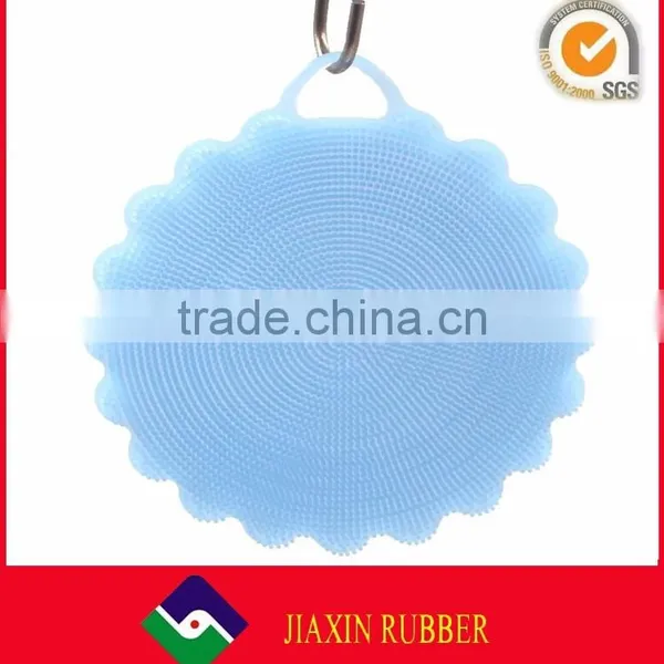 Durable Soft Silicone Kitchen Tableware Scrub Brush Wash Tool for Pots Bowls Dishes photo-5