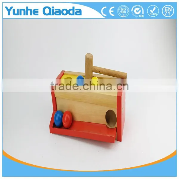 Multi-color Small Hit Ball Box Toys,Wooden Pound Toy For Kids,Wooden Hammering Toy photo-6