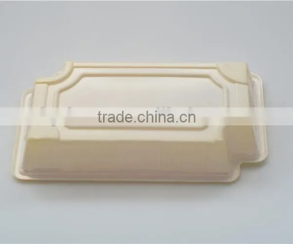 Yellow Disposable Plastic Food Container With Lid photo-4