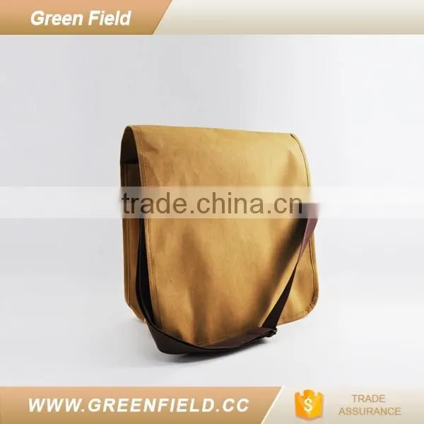 Eco Friendly Products Washable Paper Brown Mens Messenger Bag photo-3