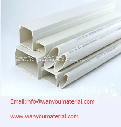 Plastic Pipe -Square PVC Pipe/Made in China Info@wanyoumaterial.com
