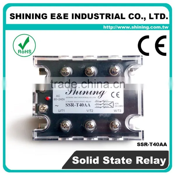 SSR-T40AA Low Power Three Phase AC Relay 40A Fotek SSR photo-3