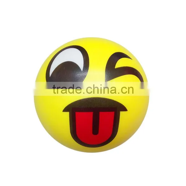 Promtional LED 12 Emoji PVC Child Toys Bouncing Balls photo-5