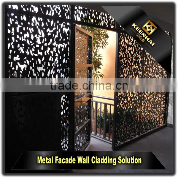 Stainless Steel Decorative Perporated Laser Cut Outdoor Metal Screen photo-6