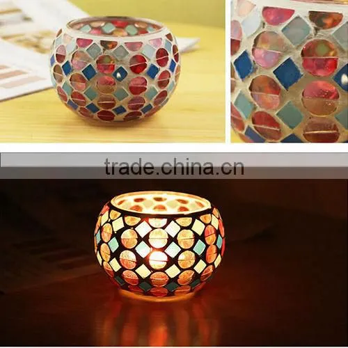 New Fashion Mini Tealight Glass Candle Holder Wedding photo-6