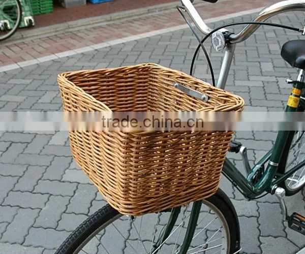 Hand Woven Shopping Wicker Bike Basket photo-2