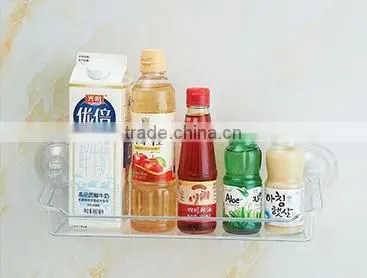 Plastic Transparent Holder/shelves With Sucker photo-3