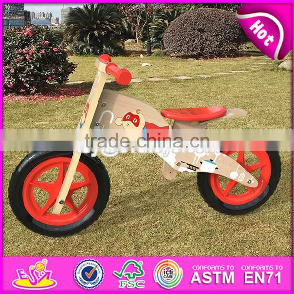 В продаже - детский деревянный велосипед с оптимальным весовым распределением, оригинальная разработка 2017 года. Модель: W16C176 photo-3