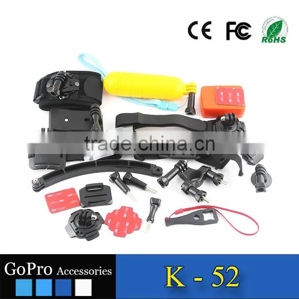 2016 Hot Selling Cheap Factory Price Bundle of Accessories Products Kit Used for Gopros Accessories Sports DV Action Camera Kits photo-2