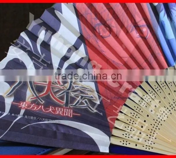 Best Selling Bamboo Paper Fan With Two Sides Printing photo-5