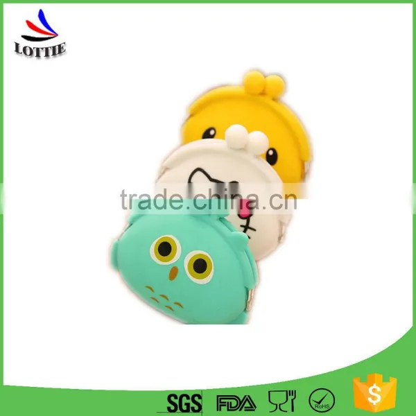 Lottie 3D Cartoon Animal CandyCheap Cute Birthday Gift Cartoon Animal Silicone Jelly Coin Purse Mini Wallet photo-5