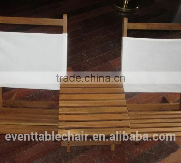 Fish Wood Chair Wooden Beach Chair With Fabric Table Set photo-4
