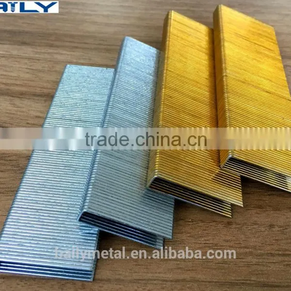 Factory Supply Galvanized GS16 Series Staples 16GA Crown: 12.60mm,GS1650, GS1645, GS1640, GS1635, GS1630, GS1625, GS1620 STAPLES photo-3