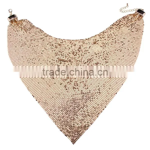 Fashion Vintage Net Cloths Collar Necklaces for Womens Jewelry photo-6