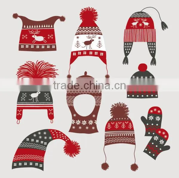 Popular Lovely Kids Funny Knitted Christmas Hats photo-6