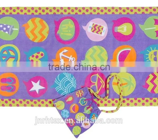 China Manufacturer Custom Printing Microfiber Fabric Towel Bag photo-5