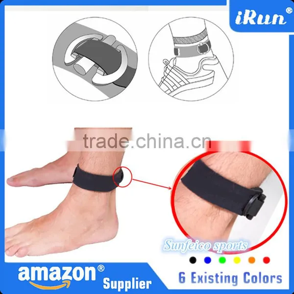 Racing Neoprene Hook and Look Leg Strap Waterproof-Green Neoprene Timing Chip Bands for Racing Athletes - Ebay/Amozn Supplier photo-4