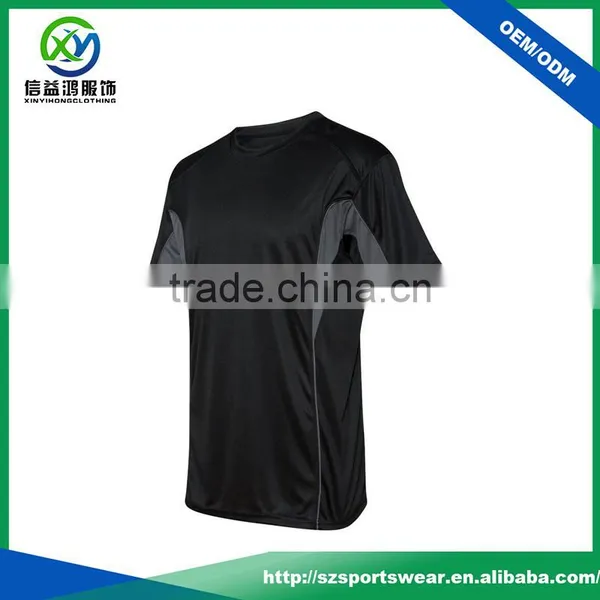 Classical Design 100%polyester Contrast Color Men's t Shirt photo-2